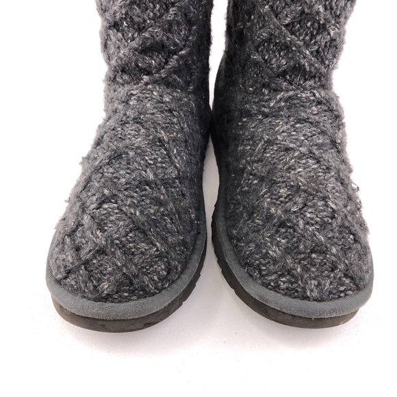 UGG Lattice Cardy Cuffable Knit Tall Winter Boots 7 - Picture 12 of 13